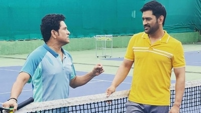 Sachin Tendulkar : MS Dhoni (twitter/@ms_dhoni_077) Sachin Tendulkar : MS Dhoni (twitter/@ms_dhoni_077)