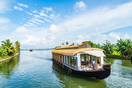 Alleppey, Kerela: This place is also known as the Venice of the East for its breathtaking view. You can opt for a simple wedding with just a handful of guests on a houseboat cruise along the rustic Kerala backwaters. (Unsplash) Alleppey, Kerela: This place is also known as the Venice of the East for its breathtaking view. You can opt for a simple wedding with just a handful of guests on a houseboat cruise along the rustic Kerala backwaters. (Unsplash)