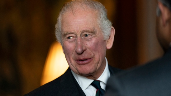 King Charles III: Britain's King Charles III hosts a reception.(AFP)