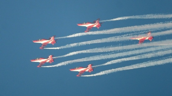 While certain formations are planned to take place prior to President Murmu's arrival, others will take place after her arrival at the lake. (Ravi Kumar/ HT Photo)