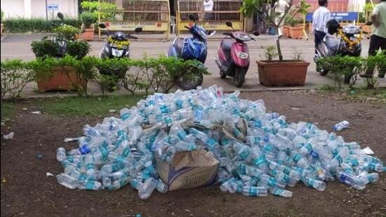 University officials, however, insisted that the campus grounds were loaned on a written request by the Brihanmumbai Municipal Corporation (BMC). (HT Photo)