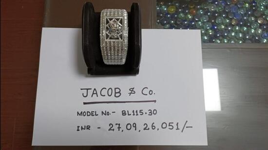 While the Jacob & Co watch makes up a large chunk of the total valuation of seized goods, the other watches were also high-end. (HT Photo)