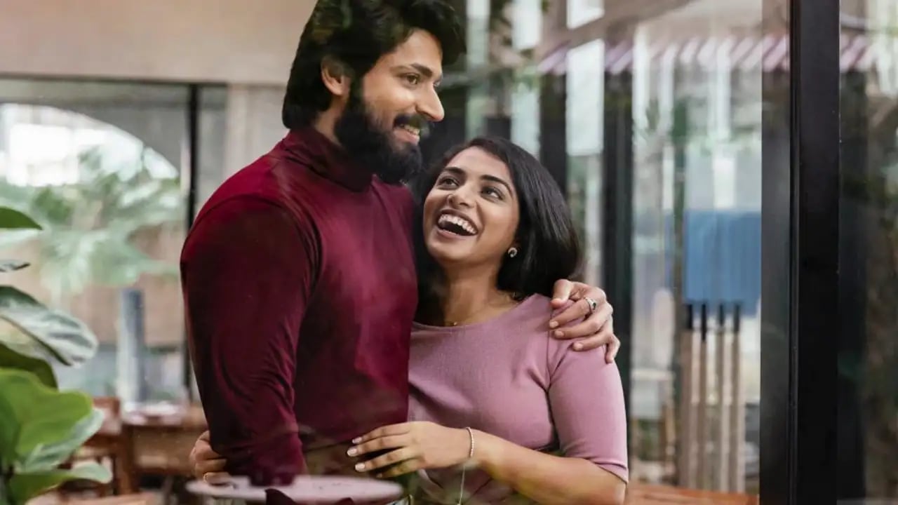 Harish Kalyan with fiancée Narmada. The actor announced their engagement via Twitter. Harish Kalyan with fiancée Narmada. The actor announced their engagement via Twitter.