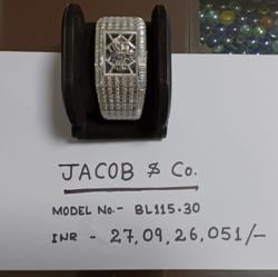 The Jacob & Co wrist watch seized by Customs officials at Delhi’s IGI airport (Photo courtesy: Customs) The Jacob & Co wrist watch seized by Customs officials at Delhi’s IGI airport (Photo courtesy: Customs)