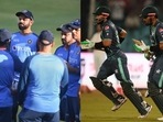 Indian team; Mohammad Rizwan and Babar Azam Indian team; Mohammad Rizwan and Babar Azam