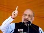 Union home minister Amit Shah.(PTI) Union home minister Amit Shah.(PTI)