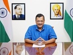 Delhi chief minister Arvind Kejriwal addresses a press conference, in New Delhi on Friday. (ANI) Delhi chief minister Arvind Kejriwal addresses a press conference, in New Delhi on Friday. (ANI)