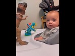 This baby was trying to roar.(Instagram/@noellani) This baby was trying to roar.(Instagram/@noellani)