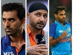 Deepak Chahar; Harbhajan Singh; Bhuvneshwar Kumar(file photo) Deepak Chahar; Harbhajan Singh; Bhuvneshwar Kumar(file photo)