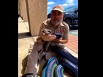 This zoo keeper was sitting with a snake. (Instagram/@jayprehistoricpets) This zoo keeper was sitting with a snake. (Instagram/@jayprehistoricpets)