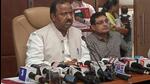 State election commissioner Dhanpat Singh announcing the Haryana zila parishad and panchayat election schedule in Panchkula on Friday. (Sant Arora/HT) State election commissioner Dhanpat Singh announcing the Haryana zila parishad and panchayat election schedule in Panchkula on Friday. (Sant Arora/HT)