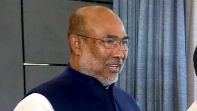 Manipur chief minister N Biren Singh said the state government has extended support to 5,796 entrepreneurs at a total project cost of Rs. 110 crore to provide ample room for growth of an entrepreneurship (ANI)
