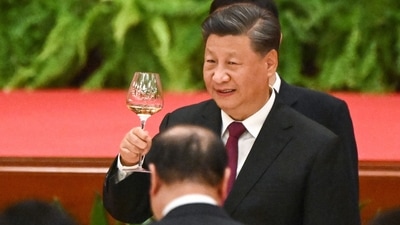 Xi Jinping: Chinese President Xi Jinping raises a glass during a reception in Beijing. (AFP) Xi Jinping: Chinese President Xi Jinping raises a glass during a reception in Beijing. (AFP)