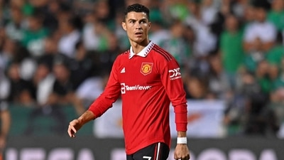  Cristiano Ronaldo looks on during the UEFA Europa League group E football match between Omonia Nicosia and Manchester United at GSP stadium. (AFP) Cristiano Ronaldo looks on during the UEFA Europa League group E football match between Omonia Nicosia and Manchester United at GSP stadium. (AFP)