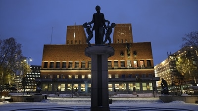 Nobel Peace Prize: An exterior view of Oslo City Hall the venue of the Nobel Peace Prize ceremony in Oslo. (AP) Nobel Peace Prize: An exterior view of Oslo City Hall the venue of the Nobel Peace Prize ceremony in Oslo. (AP)