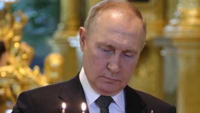 Russian President Vladimir Putin is seen. (AP)