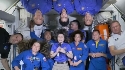 NASA's SpaceX Crew-5 astronauts joining the International Space Station. (AFP) NASA's SpaceX Crew-5 astronauts joining the International Space Station. (AFP)