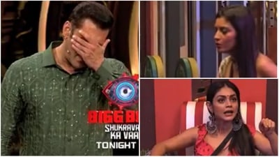 Salman Khan addresses a fight between Manya Singh and Sreejita. Salman Khan addresses a fight between Manya Singh and Sreejita.