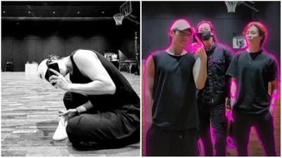BTS: V shares pictures and videos with Jimin, Jungkook. BTS: V shares pictures and videos with Jimin, Jungkook.