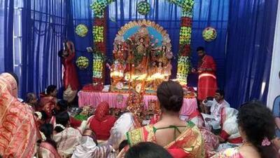 The puja carnival in Kolkata will also be held on Saturday. (File image) The puja carnival in Kolkata will also be held on Saturday. (File image)