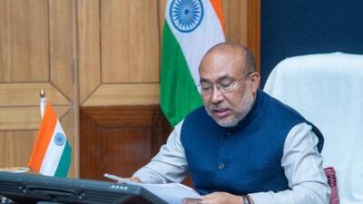 Singh was highlighting the initiatives while attending a video conference chaired by HM Amit Shah. (Twitter | N Biren Singh)