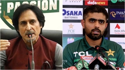 Ramiz Raja; Babar Azam (AP)