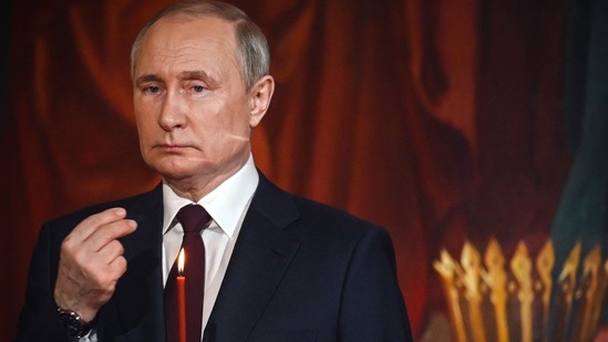 Nobel Peace Prize 2022: Russian President Vladimir Putin.(AFP)