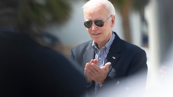 Joe Biden In Florida: US President Joe Biden is seen.&nbsp;(AP)