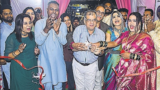 Mumbai, India - October 07, 2022: Queer and transgender community launch The Trans Cafe (TTC), at Andheri, in Mumbai, India, on Friday, October 07, 2022. (Photo by Vijay Bate/HT Photo) (HT PHOTO) Mumbai, India - October 07, 2022: Queer and transgender community launch The Trans Cafe (TTC), at Andheri, in Mumbai, India, on Friday, October 07, 2022. (Photo by Vijay Bate/HT Photo) (HT PHOTO)