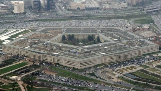 India-US Relations: Pentagon office in Washington.