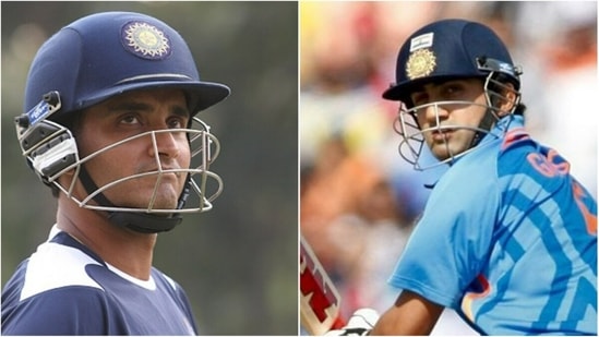 Sourav Ganguly; Gautam Gambhir(File)