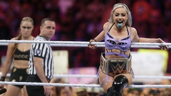 WWE SmackDown women's champion Liv Morgan(WWE)