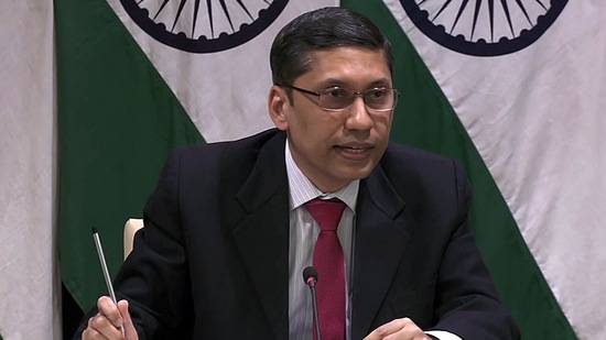 MEA spokesperson Arindam Bagchi. (ANI)