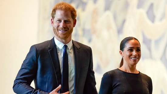 Prince Harry And Meghan Markle: Prince Harry and Meghan Markle at United Nations headquarters in July.(AP)
