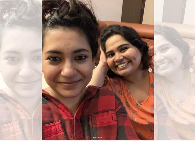 Sumaira with fellow comedienne Sumukhi Suresh