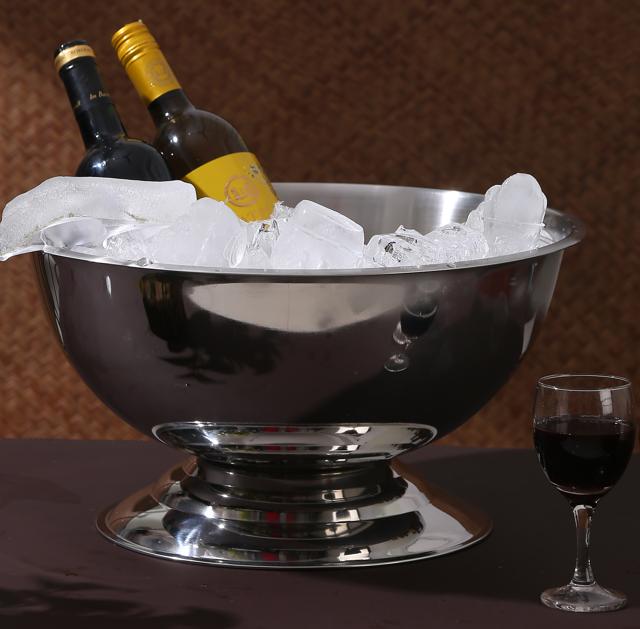 After serving, place the bottle gently into your Champagne bucket. This will keep it nice and cool until you are ready for some more. (The large, multi-bottle, stainless steel champagne bucket by Amoliconcepts) After serving, place the bottle gently into your Champagne bucket. This will keep it nice and cool until you are ready for some more. (The large, multi-bottle, stainless steel champagne bucket by Amoliconcepts)