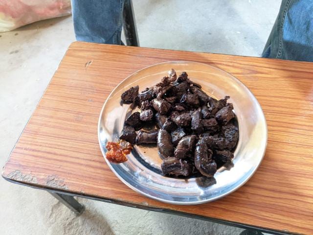 The plate of intestines (Percy Bharucha) The plate of intestines (Percy Bharucha)