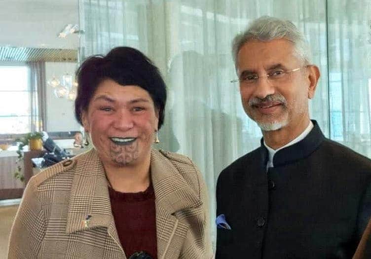 External affairs minister S Jaishankar meets with New Zealand foreign minister Nanaia Mahuta. (S Jaishankar/Twitter) External affairs minister S Jaishankar meets with New Zealand foreign minister Nanaia Mahuta. (S Jaishankar/Twitter)