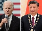 US president Joe Biden and Chinese president Xi Jinping. US president Joe Biden and Chinese president Xi Jinping.