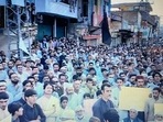 Residents of Swat in Pakistan's Khyber Pakhtunkhwa stage protest against terror. Residents of Swat in Pakistan's Khyber Pakhtunkhwa stage protest against terror.