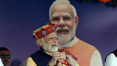 Prime Minister Narendra Modi will address a public rally at Himachal Pradesh’s Chamba on October 13, marking his second visit to the poll-bound hill state in less than 10 days. (Aqil Khan/HT) Prime Minister Narendra Modi will address a public rally at Himachal Pradesh’s Chamba on October 13, marking his second visit to the poll-bound hill state in less than 10 days. (Aqil Khan/HT)