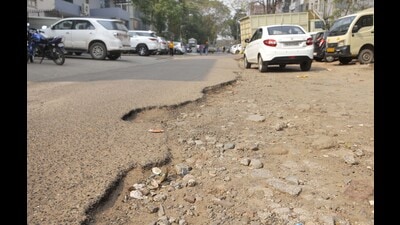 According to Mohali MC officials, a deadline of around one month has been set for repair of roads. (HT File Photo)