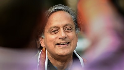 Shashi Tharoor on Saturday issued a video message dismissing rumours about withdrawing from Cong prez poll. (PTI)
