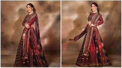 Madhuri Dixit earlier left fans spellbound with her latest photoshoot pictures in a multi-coloured lehenga set. (Instagram/@madhuridixitnene) Madhuri Dixit earlier left fans spellbound with her latest photoshoot pictures in a multi-coloured lehenga set. (Instagram/@madhuridixitnene)