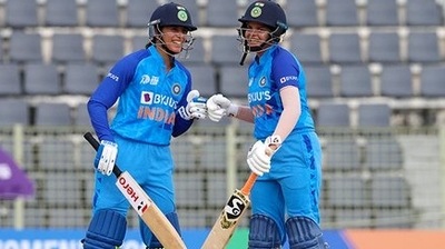 Shafali Verma and Smriti Mandhana (BCCI Women)