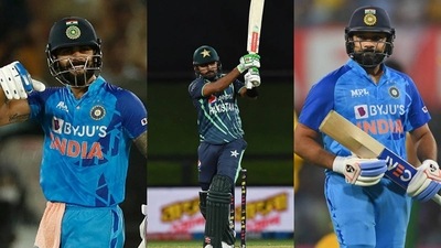 Virat Kohli, Babar Azam, Rohit Sharma Virat Kohli, Babar Azam, Rohit Sharma