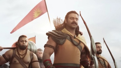 Prabhas as Raghav in Adipurush. Prabhas as Raghav in Adipurush.