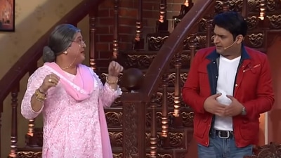 Ali Asgar and Kapil Sharma from Comedy Nights With Kapil.