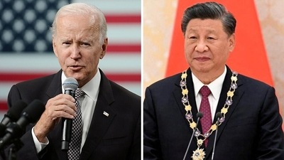 US president Joe Biden and Chinese president Xi Jinping. US president Joe Biden and Chinese president Xi Jinping.