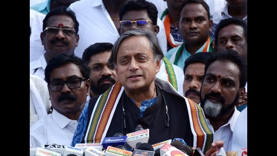Before deciding to contest, Tharoor met each of the three Gandhis. He’s publicly said they readily assured him they would not, surreptitiously and unofficially, support a favourite candidate. There would be no secret anointing. Word would not be passed down the line indicating their preference. (L. Anantha Krishnan)